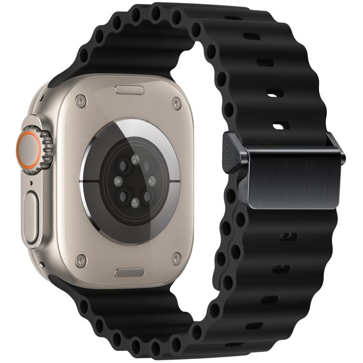 リファービッシュ 磁気バックル オーシャンシリコンウォッチバンド、Apple Watch 46mm / 49mm / 45mm / 44mm用、Apple Watch 42mm / 41mm / 40mm / 38mm用