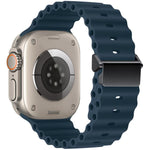 リファービッシュ 磁気バックル オーシャンシリコンウォッチバンド、Apple Watch 46mm / 49mm / 45mm / 44mm用、Apple Watch 42mm / 41mm / 40mm / 38mm用