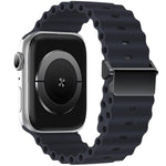 リファービッシュ 磁気バックル オーシャンシリコンウォッチバンド、Apple Watch 46mm / 49mm / 45mm / 44mm用、Apple Watch 42mm / 41mm / 40mm / 38mm用