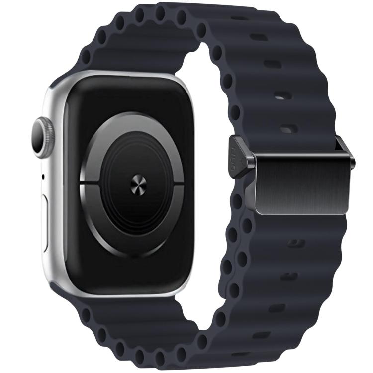リファービッシュ 磁気バックル オーシャンシリコンウォッチバンド、Apple Watch 46mm / 49mm / 45mm / 44mm用、Apple Watch 42mm / 41mm / 40mm / 38mm用