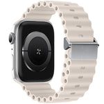 リファービッシュ 磁気バックル オーシャンシリコンウォッチバンド、Apple Watch 46mm / 49mm / 45mm / 44mm用、Apple Watch 42mm / 41mm / 40mm / 38mm用