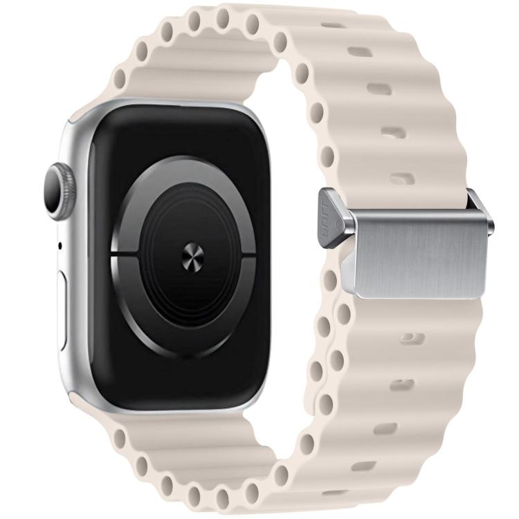 リファービッシュ 磁気バックル オーシャンシリコンウォッチバンド、Apple Watch 46mm / 49mm / 45mm / 44mm用、Apple Watch 42mm / 41mm / 40mm / 38mm用