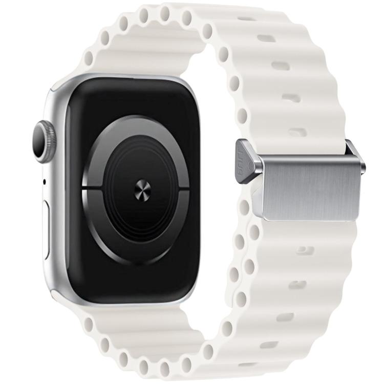 リファービッシュ 磁気バックル オーシャンシリコンウォッチバンド、Apple Watch 46mm / 49mm / 45mm / 44mm用、Apple Watch 42mm / 41mm / 40mm / 38mm用