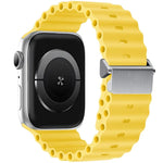 リファービッシュ 磁気バックル オーシャンシリコンウォッチバンド、Apple Watch 46mm / 49mm / 45mm / 44mm用、Apple Watch 42mm / 41mm / 40mm / 38mm用