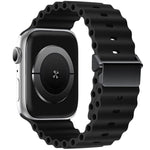 リファービッシュ 磁気バックル オーシャンシリコンウォッチバンド、Apple Watch 46mm / 49mm / 45mm / 44mm用、Apple Watch 42mm / 41mm / 40mm / 38mm用