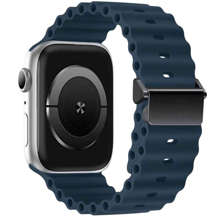 リファービッシュ 磁気バックル オーシャンシリコンウォッチバンド、Apple Watch 46mm / 49mm / 45mm / 44mm用、Apple Watch 42mm / 41mm / 40mm / 38mm用