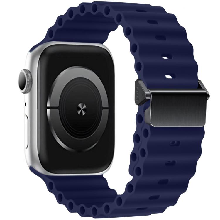 リファービッシュ 磁気バックル オーシャンシリコンウォッチバンド、Apple Watch 46mm / 49mm / 45mm / 44mm用、Apple Watch 42mm / 41mm / 40mm / 38mm用