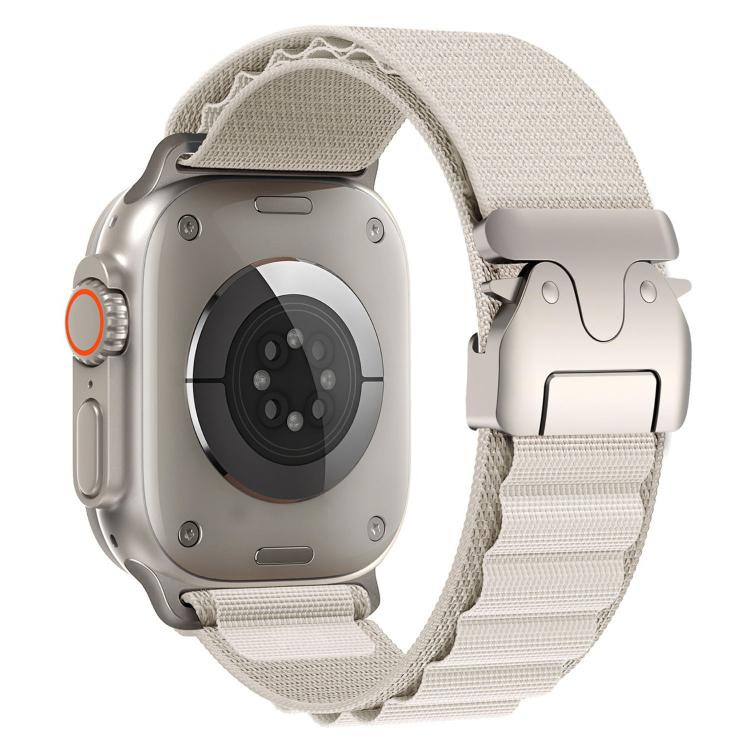 パラシュートバックル ハイマウンテンナイロンループウォッチバンド、Apple Watch 46mm / 49mm / 45mm / 44mm用、Apple Watch 42mm / 41mm / 40mm / 38mm用