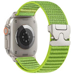 パラシュートバックル マウンテンパターン織りナイロン メタルチップウォッチバンド、Apple Watch 46mm / 49mm / 45mm / 44mm用、Apple Watch 42mm / 41mm / 40mm / 38mm用
