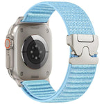 パラシュートバックル マウンテンパターン織りナイロン メタルチップウォッチバンド、Apple Watch 46mm / 49mm / 45mm / 44mm用、Apple Watch 42mm / 41mm / 40mm / 38mm用