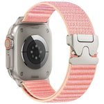 パラシュートバックル マウンテンパターン織りナイロン メタルチップウォッチバンド、Apple Watch 46mm / 49mm / 45mm / 44mm用、Apple Watch 42mm / 41mm / 40mm / 38mm用