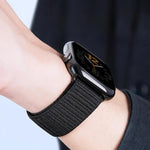 パラシュートバックル マウンテンパターン織りナイロン メタルチップウォッチバンド、Apple Watch 46mm / 49mm / 45mm / 44mm用、Apple Watch 42mm / 41mm / 40mm / 38mm用