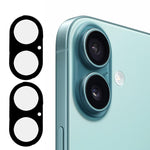 2個セット ENKAY Hat-Prince ブラック 9H リアカメラレンズ 強化ガラスフィルム、iPhone 17 Pro Max 用、iPhone 17 Pro 用、iPhone 17 用、iPhone Air 用