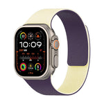 カラーブロッキング ライチテクスチャー マグネティックシリコンウォッチバンド、Apple Watch 46mm / 49mm / 45mm / 44mm用、Apple Watch 42mm / 41mm / 40mm / 38mm用