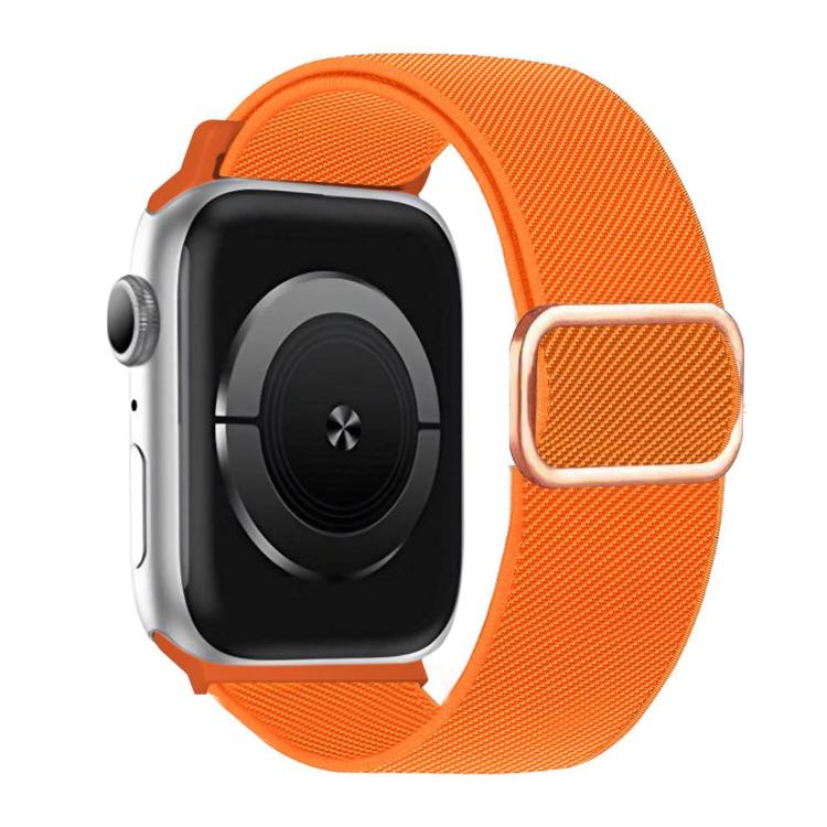 斜めストライプDリングバックルナイロン伸縮ウォッチバンド、Apple Watch 46mm / 49mm / 45mm / 44mm用、Apple Watch 42mm / 41mm / 40mm / 38mm用
