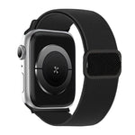 斜めストライプDリングバックルナイロン伸縮ウォッチバンド、Apple Watch 46mm / 49mm / 45mm / 44mm用、Apple Watch 42mm / 41mm / 40mm / 38mm用