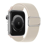 斜めストライプDリングバックルナイロン伸縮ウォッチバンド、Apple Watch 46mm / 49mm / 45mm / 44mm用、Apple Watch 42mm / 41mm / 40mm / 38mm用