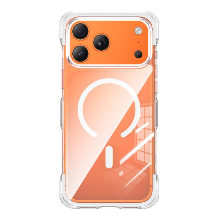真空密封透明エアバッグ磁気アクリルフォンケース、iPhone 17 Pro Max用、iPhone 17 Pro用、iPhone 17用