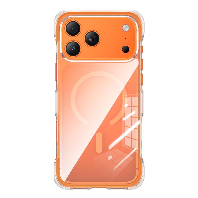 真空密封透明エアバッグ磁気アクリルフォンケース、iPhone 17 Pro Max用、iPhone 17 Pro用、iPhone 17用