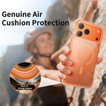 真空密封透明エアバッグ磁気アクリルフォンケース、iPhone 17 Pro Max用、iPhone 17 Pro用、iPhone 17用