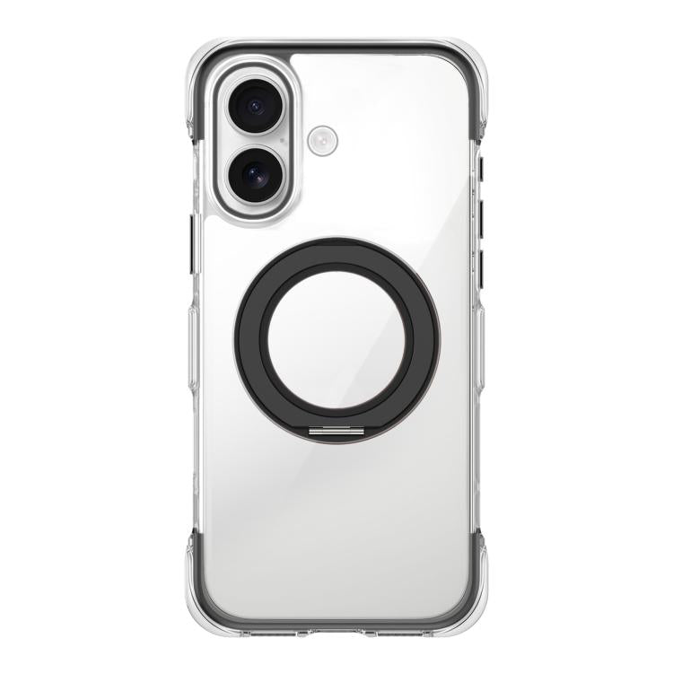 真空密封透明エアバッグ磁気回転ホルダーアクリルフォンケース、iPhone 17 Pro Max用、iPhone 17 Pro用、iPhone 17用