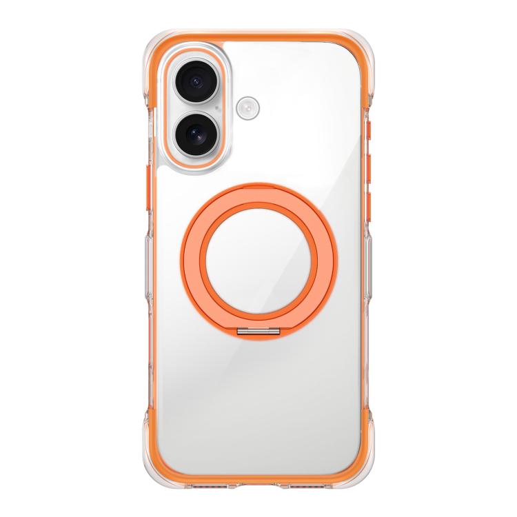 真空密封透明エアバッグ磁気回転ホルダーアクリルフォンケース、iPhone 17 Pro Max用、iPhone 17 Pro用、iPhone 17用