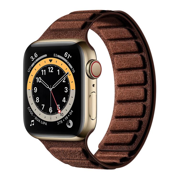 スクエアマグネティックスエードウォッチバンド、Apple Watch 46mm / 49mm / 45mm / 44mm用、Apple Watch 42mm / 41mm / 40mm / 38mm用