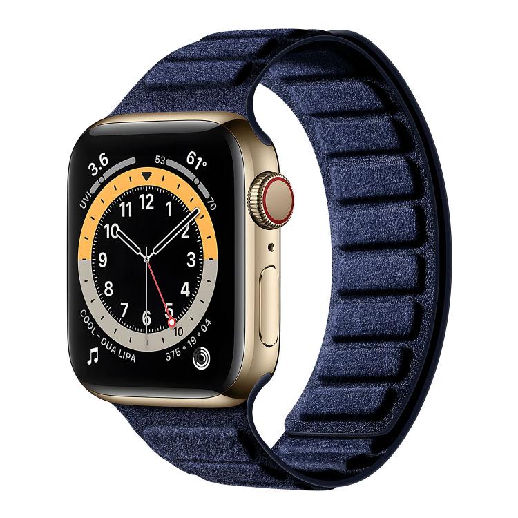 スクエアマグネティックスエードウォッチバンド、Apple Watch 46mm / 49mm / 45mm / 44mm用、Apple Watch 42mm / 41mm / 40mm / 38mm用