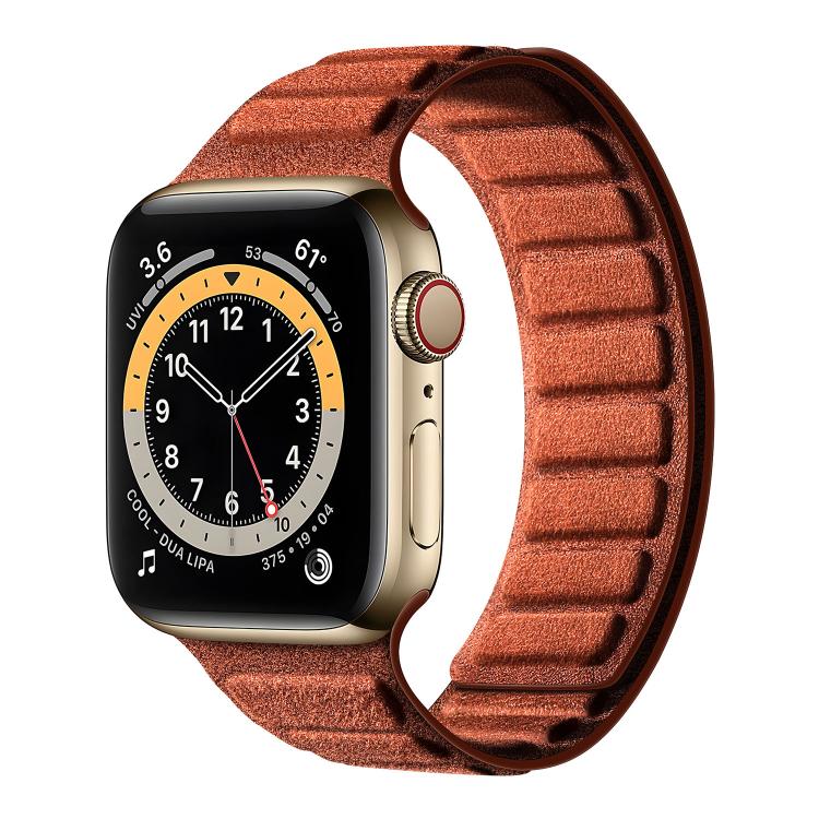 スクエアマグネティックスエードウォッチバンド、Apple Watch 46mm / 49mm / 45mm / 44mm用、Apple Watch 42mm / 41mm / 40mm / 38mm用