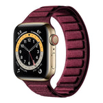 スクエアマグネティックスエードウォッチバンド、Apple Watch 46mm / 49mm / 45mm / 44mm用、Apple Watch 42mm / 41mm / 40mm / 38mm用