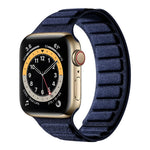 スクエアマグネティックスエードウォッチバンド、Apple Watch 46mm / 49mm / 45mm / 44mm用、Apple Watch 42mm / 41mm / 40mm / 38mm用