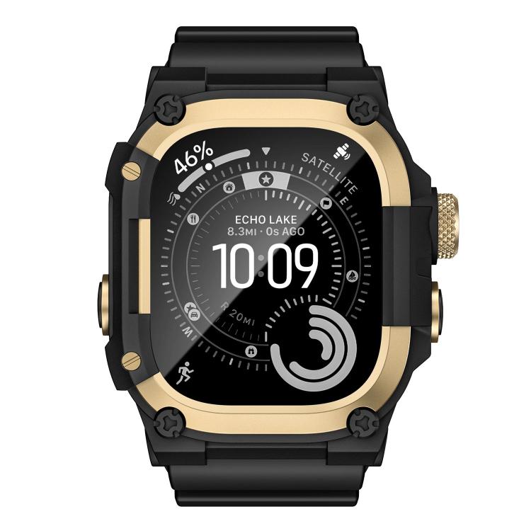 メタル保護ケース一体型TPUウォッチバンド、Apple Watch Ultra 3 / Ultra 2 / Ultra 1 49mm用