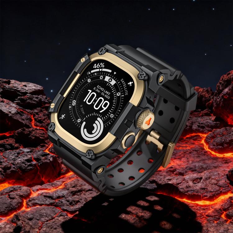 メタル保護ケース一体型TPUウォッチバンド、Apple Watch Ultra 3 / Ultra 2 / Ultra 1 49mm用