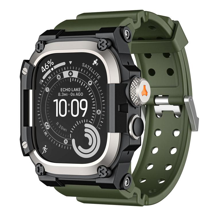 メタル保護ケース一体型TPUウォッチバンド、Apple Watch Ultra 3 / Ultra 2 / Ultra 1 49mm用