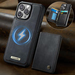 CaseMe Me80シリーズ 取り外し可能ウォレット 磁気 RFID ヴィーガンレザー スマホケース、iPhone 15 Pro Max用、iPhone 15 Pro用、iPhone 15 Plus / 14 Plus用、iPhone 15用、iPhone 14用、iPhone 14 Pro用、iPhone 14 Pro Max用、iPhone 13 Pro Max用