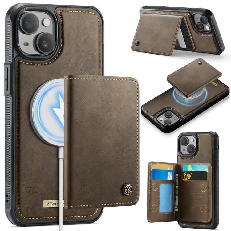 CaseMe Me80シリーズ 取り外し可能ウォレット 磁気 RFID ヴィーガンレザー スマホケース、iPhone 15 Pro Max用、iPhone 15 Pro用、iPhone 15 Plus / 14 Plus用、iPhone 15用、iPhone 14用、iPhone 14 Pro用、iPhone 14 Pro Max用、iPhone 13 Pro Max用