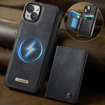 CaseMe Me80 シリーズ 着脱式財布 磁気 RFID ヴィーガンレザー スマホケース、iPhone 13 用、iPhone 12 / 12 Pro 用、iPhone 12 Pro Max 用、iPhone 11 Pro Max 用、iPhone 11 用、iPhone 11 Pro 用