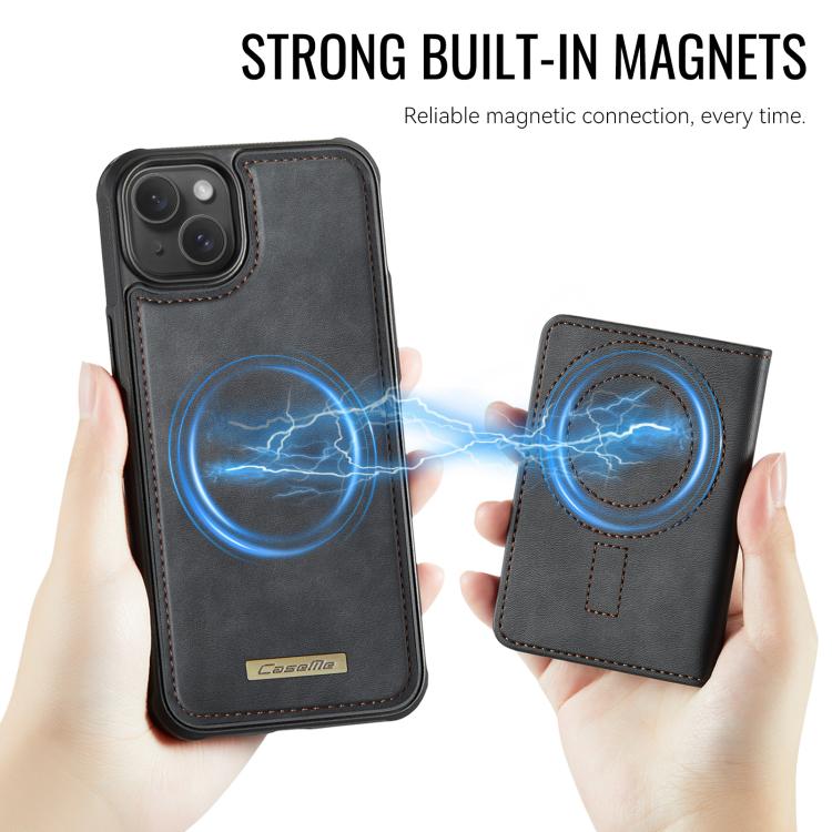 CaseMe Me80 シリーズ 着脱式財布 磁気 RFID ヴィーガンレザー スマホケース、iPhone 13 用、iPhone 12 / 12 Pro 用、iPhone 12 Pro Max 用、iPhone 11 Pro Max 用、iPhone 11 用、iPhone 11 Pro 用
