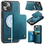 CaseMe Me80 シリーズ 着脱式財布 磁気 RFID ヴィーガンレザー スマホケース、iPhone 13 用、iPhone 12 / 12 Pro 用、iPhone 12 Pro Max 用、iPhone 11 Pro Max 用、iPhone 11 用、iPhone 11 Pro 用