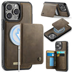 CaseMe Me80シリーズ 取り外し可能ウォレット 磁気 RFID ヴィーガンレザー スマホケース、iPhone 15 Pro Max用、iPhone 15 Pro用、iPhone 15 Plus / 14 Plus用、iPhone 15用、iPhone 14用、iPhone 14 Pro用、iPhone 14 Pro Max用、iPhone 13 Pro Max用