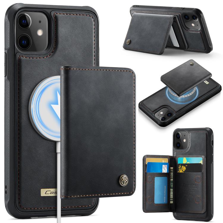 CaseMe Me80 シリーズ 着脱式財布 磁気 RFID ヴィーガンレザー スマホケース、iPhone 13 用、iPhone 12 / 12 Pro 用、iPhone 12 Pro Max 用、iPhone 11 Pro Max 用、iPhone 11 用、iPhone 11 Pro 用