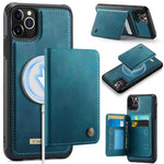 CaseMe Me80 シリーズ 着脱式財布 磁気 RFID ヴィーガンレザー スマホケース、iPhone 13 用、iPhone 12 / 12 Pro 用、iPhone 12 Pro Max 用、iPhone 11 Pro Max 用、iPhone 11 用、iPhone 11 Pro 用