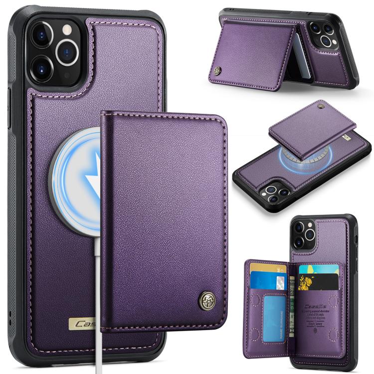 CaseMe Me80 シリーズ 着脱式財布 磁気 RFID ヴィーガンレザー スマホケース、iPhone 13 用、iPhone 12 / 12 Pro 用、iPhone 12 Pro Max 用、iPhone 11 Pro Max 用、iPhone 11 用、iPhone 11 Pro 用