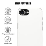 Kalebol シルクスクリーン印刷HD防指紋AR一体型カメラレンズ強化ガラスフィルム、iPhone 17e / 16e用、iPhone 17 Pro Max用、iPhone 17 Pro用、iPhone 17用、iPhone Air用、iPhone 16 Pro / 16 Pro Max用、iPhone 16 / 16 Plus用