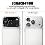 Kalebol シルクスクリーン印刷HD防指紋AR一体型カメラレンズ強化ガラスフィルム、iPhone 17e / 16e用、iPhone 17 Pro Max用、iPhone 17 Pro用、iPhone 17用、iPhone Air用、iPhone 16 Pro / 16 Pro Max用、iPhone 16 / 16 Plus用