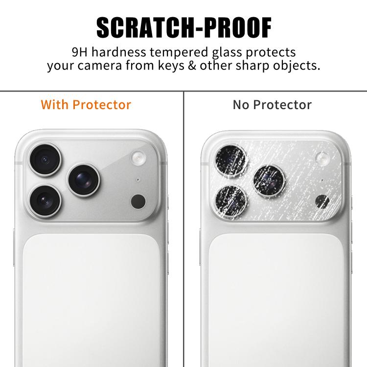 Kalebol 透明HD防指紋AR一体型カメラレンズ強化ガラスフィルム、iPhone 17e / 16e用、iPhone 17 Pro Max用、iPhone 17 Pro用、iPhone 17用、iPhone Air用、iPhone 16 Pro / 16 Pro Max用、iPhone 16 / 16 Plus用