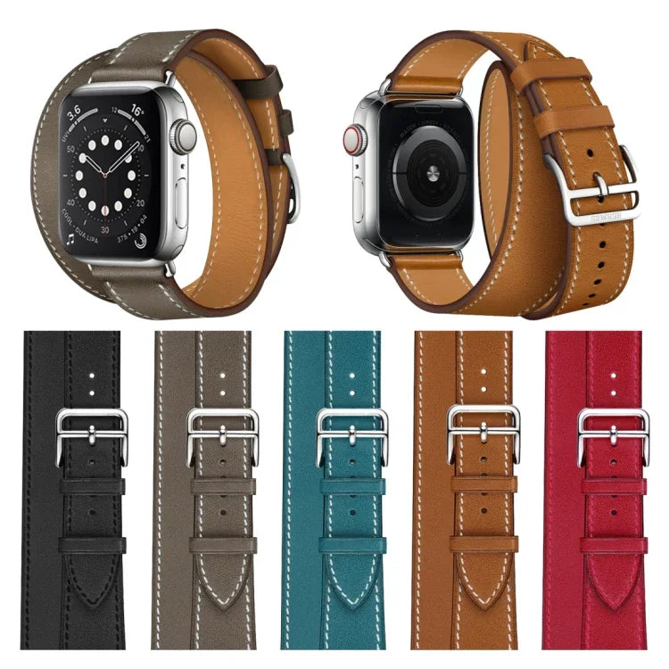 Apple Watch 3 / 2 / 1世代 42mm ユニバーサルレザー ダブルループストラップ用