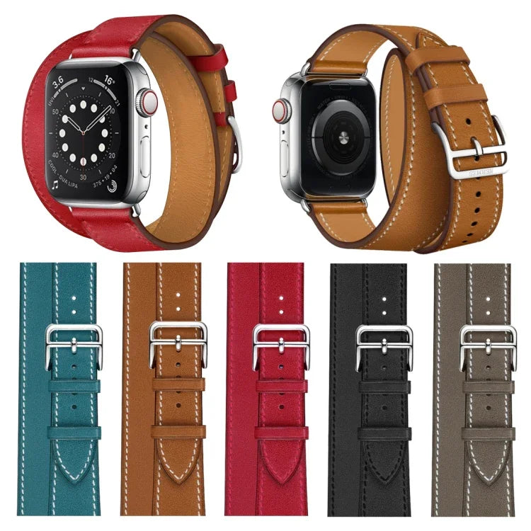 Apple Watch 3 / 2 / 1世代 38mm ユニバーサルレザー ダブルループストラップ用