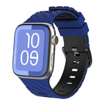 斜めツートーンシリコンウォッチバンド、Apple Watch 46mm / 49mm / 45mm / 44mm用