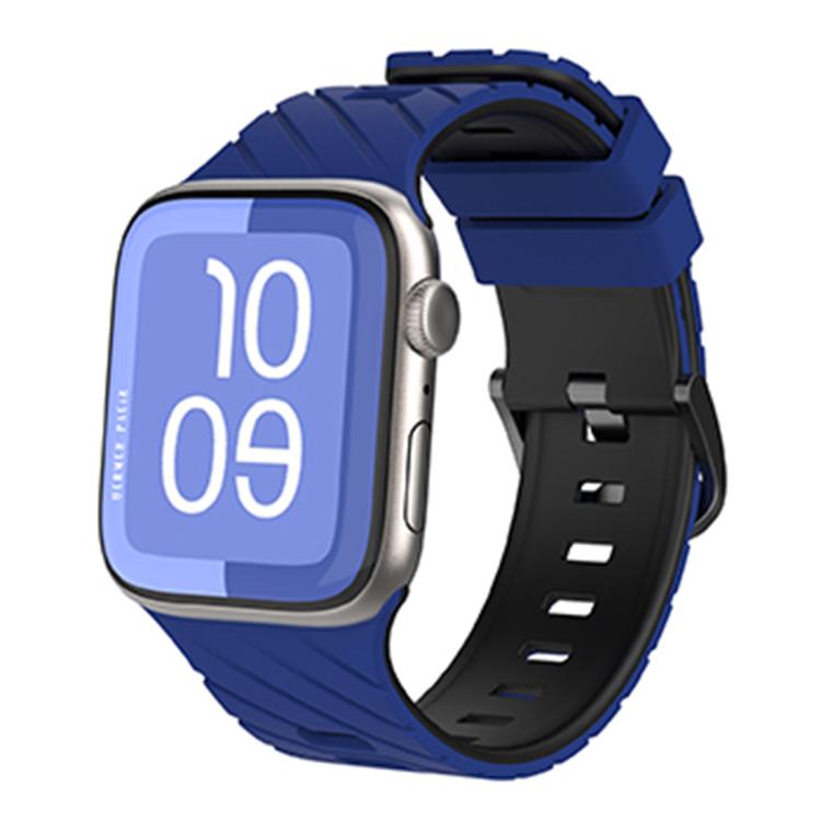 斜めツートーンシリコンウォッチバンド、Apple Watch 46mm / 49mm / 45mm / 44mm用